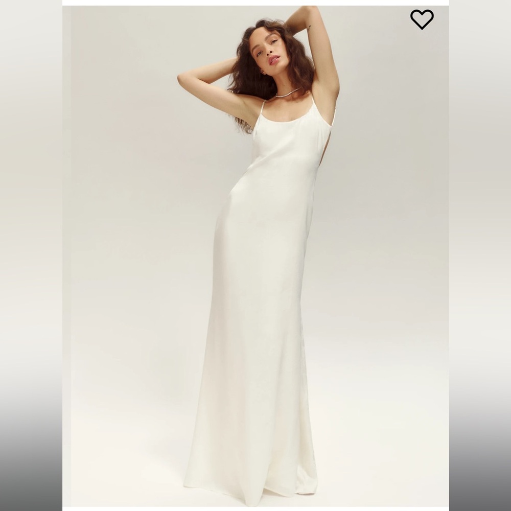 reformation Allium Dress in ivory